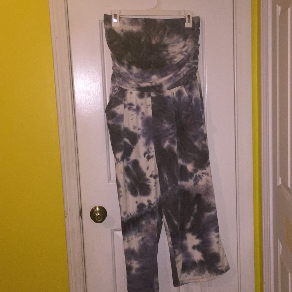 Comfy tie dye jumpsuit
